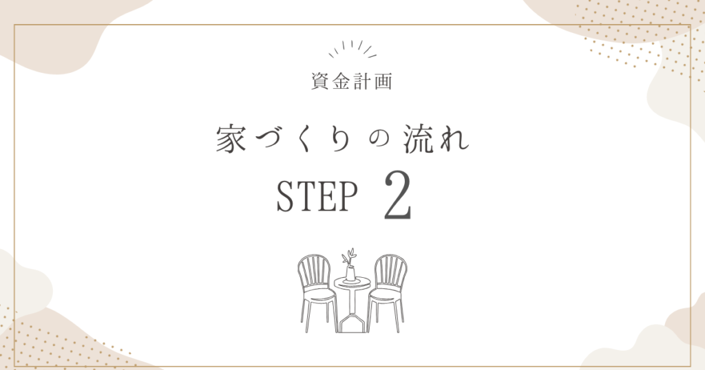 家づくりの流れSTEP2～資金計画～